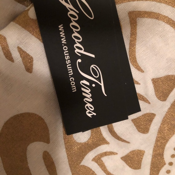 Gold and White Mandala Tapestry - Picture 6 of 6